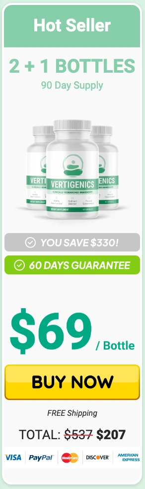 Vertigenics 3 bottles